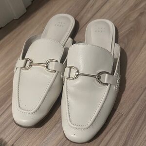 Women's Cream Slip-On Loafers